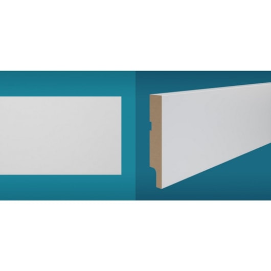 Rodapé Essencial 10x210cm Branco Polar P E05 Durafloor - Imagem principal - a68985d1-0e6f-436d-b4ec-314a672582b2
