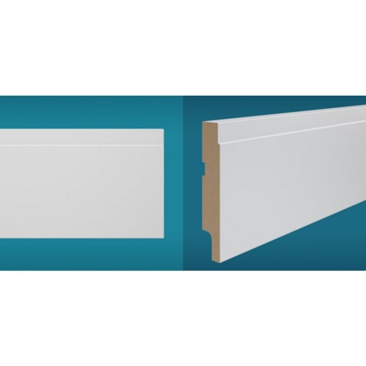 Rodapé Essencial 10x210cm Branco Polar P E06 Durafloor - Imagem principal - 9dc8dc0c-6c1a-48a5-843c-a53d96ee09e6