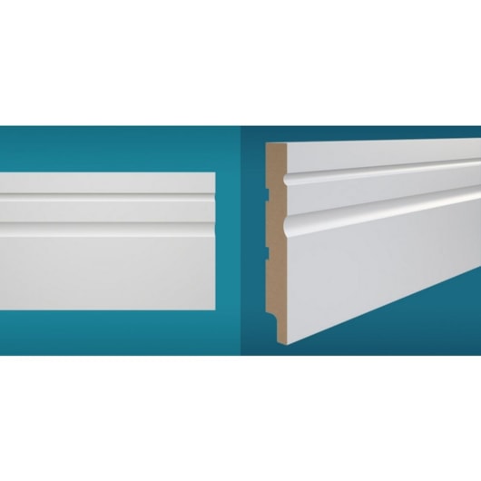 Rodapé Essencial 15x210cm Branco Polar P E02 Durafloor - Imagem principal - d785007f-cb93-41c8-8ecc-f90fdce532f8