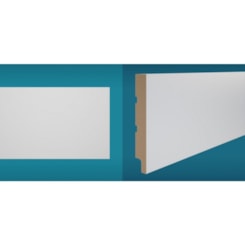 Rodapé Essencial 15x210cm Branco Polar P E05 Durafloor