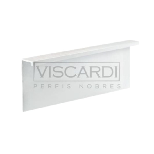 Rodapé Invertido Barra Blanc Matte Capri 163 Viscardi 3m - Imagem principal - 68cb9f64-c273-4b3f-aa4f-58ff550f8737
