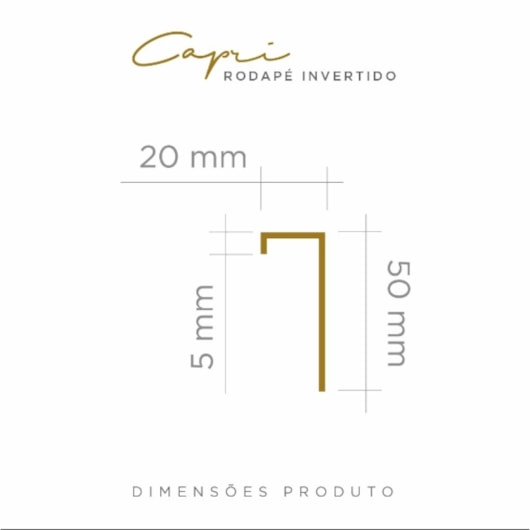 Rodapé Invertido Black Matte Barra 3m Viscardi 5 x 2 x 0,5 - Imagem principal - 46f886ba-e797-4496-b6b7-833c6aedfb33