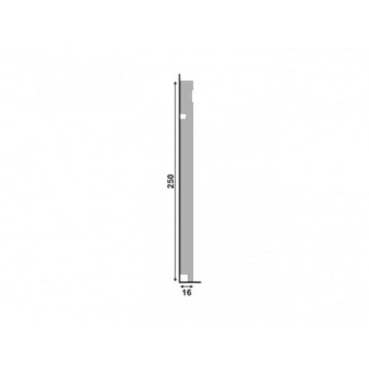 Rodapé Moderna 25cmx2,40m Branco Friso 546 Santa Luzia - Imagem principal - e78be5a8-7611-4b96-8b02-e3b00ffd4b70