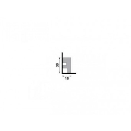Rodapé Moderna 3cmx2,40m Branco Liso 466 Santa Luzia - Imagem principal - e847dd20-d228-49bc-8417-79cd65fa74d8