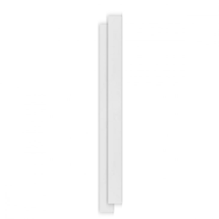 Rodapé Retificado Branco Reto Eliane 9,5x120 cm