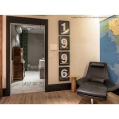 Rodapé Santa Luzia 3457 Black Com Friso 10x240cm