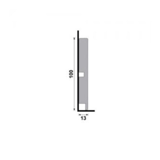 Rodapé Santa Luzia De Poliestireno 454 Branco Liso  10x240cm - Imagem principal - 3f0cf3c4-95de-4864-9ac5-e4309bb23ce0
