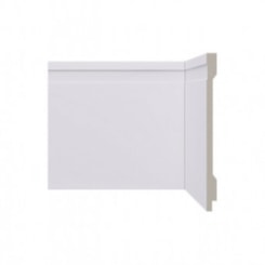 Rodapé Santa Luzia De Poliestireno Branco Friso Lev152 150x2400mm