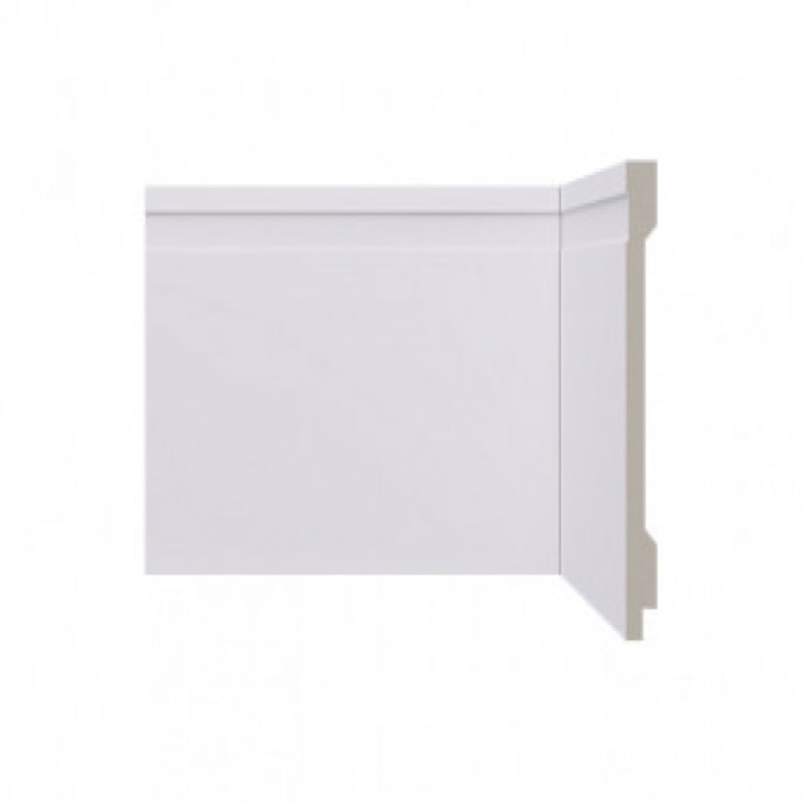 Rodapé Santa Luzia De Poliestireno Branco Friso Lev152 150x2400mm