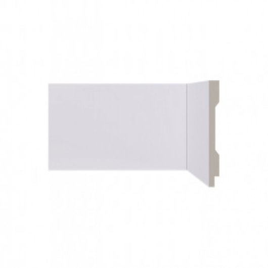 Rodapé Santa Luzia De Poliestireno Branco Liso Lev101 100x2400mm - Imagem principal - 195e53d8-5549-4ab9-a012-a75c53d7644c