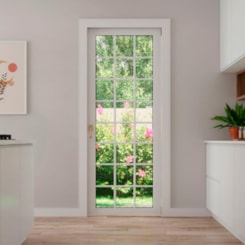 Rodapé Santa Luzia De Poliestireno Com Friso Branco 10x240cm