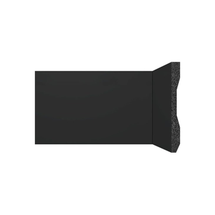 Rodapé Santa Luzia Lev101 Preto Liso