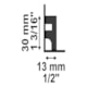 Rodapé Santa Luzia Lev31 Preto Liso - 122694d9-11b9-4f6d-ba19-e51090e0e947