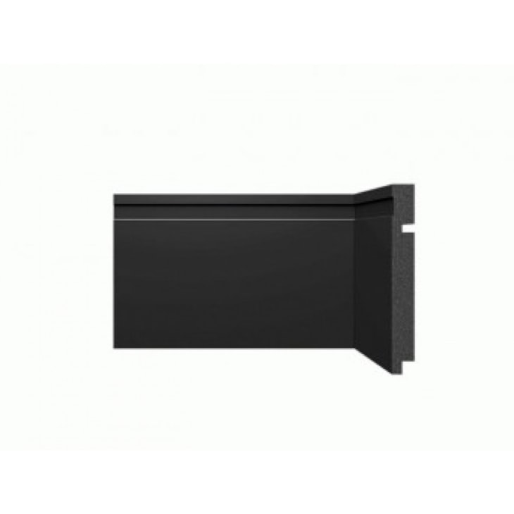 Rodapé Santa Luzia Moderna Black Friso 3480 150x2400mm