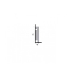 Rodapé Santa Luzia Moderna Branco Friso 456 70x2400mm