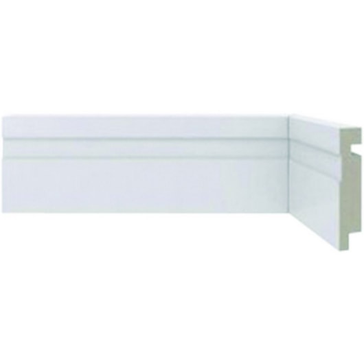 Rodapé Santa Luzia Moderna Branco Friso 456 70x2400mm - Imagem principal - 5ecf5b31-77d7-472e-a054-57fe9af5da03