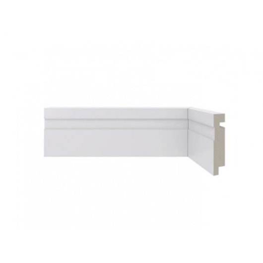 Rodapé Santa Luzia Moderna Branco Friso 456 70x2400mm - Imagem principal - 963bce4f-f968-444a-a908-7c242f57712d