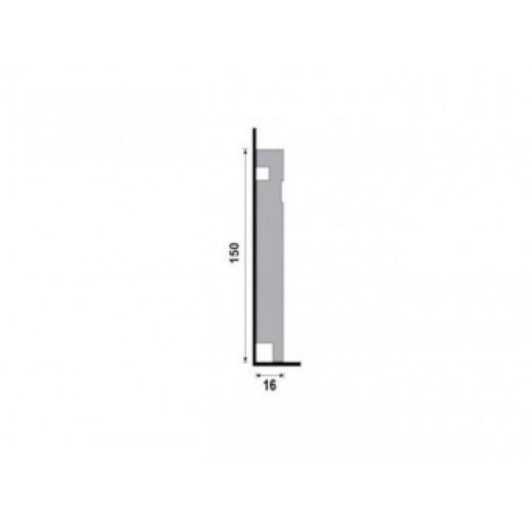 Rodapé Santa Luzia Moderna Branco Friso 480 150x2400mm - Imagem principal - ea330def-df9d-4da5-8a54-ff8b1c1610a7