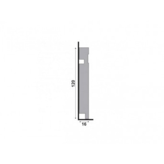 Rodapé Santa Luzia Moderna Branco Friso 493 120x2400mm - Imagem principal - fb8b47d4-3a3a-421d-8db6-4e5c04468af2