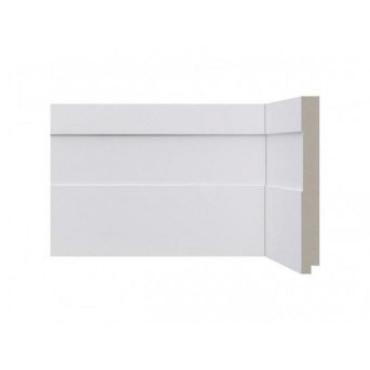 Rodapé Santa Luzia Moderna Branco Friso 522 150x2400mm