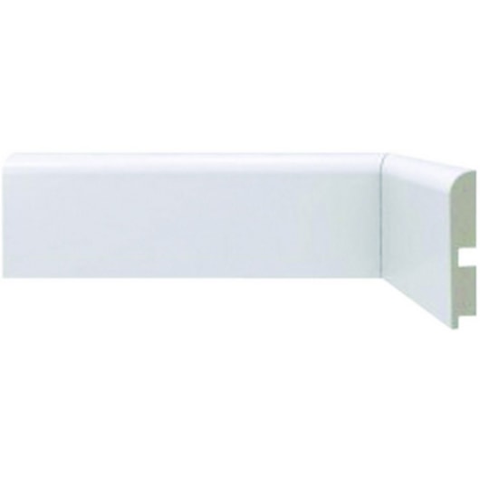 Rodapé Santa Luzia Moderna Branco Liso 446 70x2400mm - Imagem principal - 0243cf3a-74cb-402e-a072-78dce570ce48