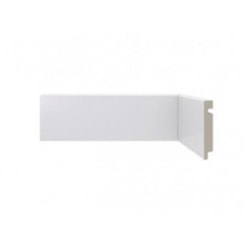 Rodapé Santa Luzia Moderna Branco Liso 451 70x2400mm
