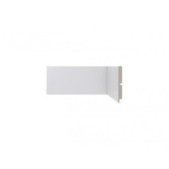 Rodapé Santa Luzia Moderna Branco Liso 454 100x2400mm