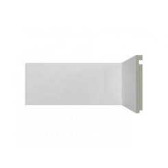 Rodapé Santa Luzia Moderna Branco Liso 496 150x2400mm