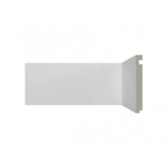 Rodapé Santa Luzia Moderna Branco Liso 496 150x2400mm