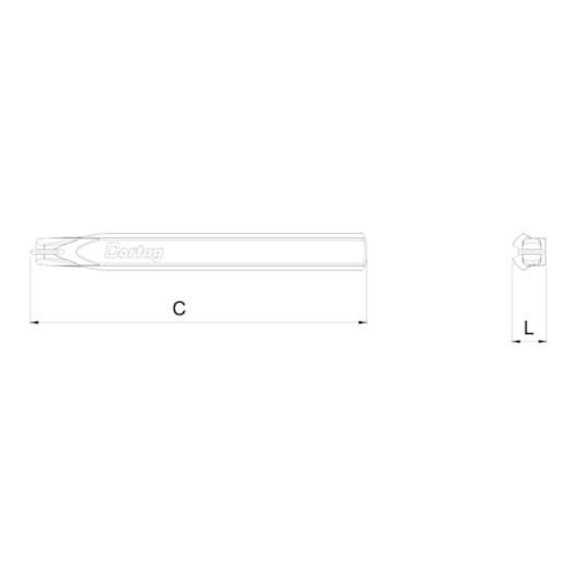 Rodel Titânio Universal Cortag 1,8x9cm - Imagem principal - 73755f43-d7ed-4b77-a094-96ce364aecfa