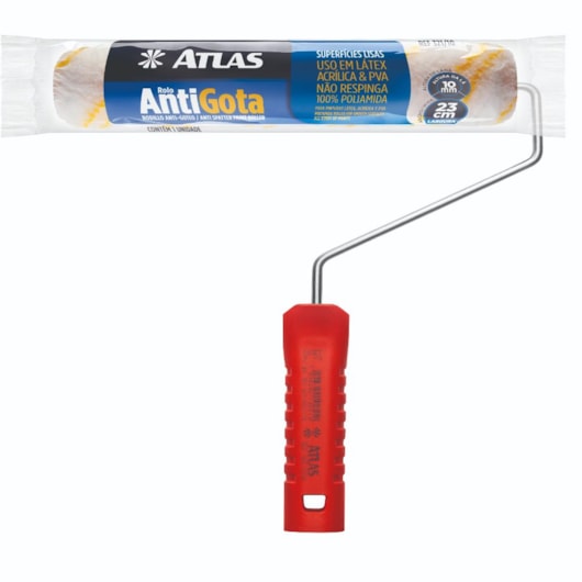 Rolo Anti Gota Com Suporte Atlas 10x23cm - Imagem principal - b28ba763-ee93-4cfe-9696-3703064b6632