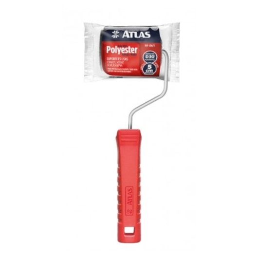 Rolo Espuma Cinza Com Cabo R406/5 Altura 10mm Epóxi e Resinas Superfícies Lisas 5cm Atlas - Imagem principal - 0d7caa73-93af-4ed3-ac29-e5d09b737cfe