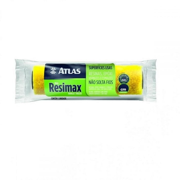 Rolo Poliéster Resimax R339/5A Lã Baixa 5mm Epóxi e Resinas Superfícies Lisas 23cm Atlas