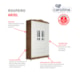 Roupeiro Ariel 4 Portas Branco/amadeirado Carolina Baby - 9fc1f177-3894-4ce3-a9fd-0d16dae4a552