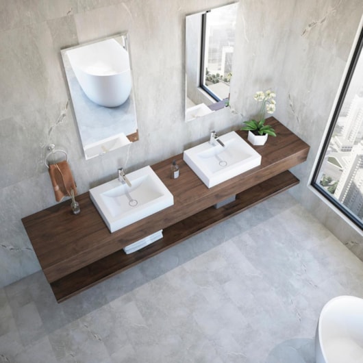 Sabbia Cuba De Duramatt Arco 60 Branco Fosco Acetinado Sabbia - Imagem principal - 2537d955-63c7-4020-aac0-e2f62f3ce81b