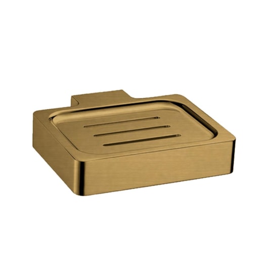Saboneteira Ace20232 Dourado Escovado Rubinettos - Imagem principal - 02bf317c-4129-4aa9-bc89-f33d175e4327