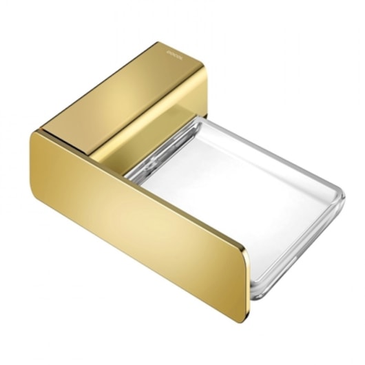 Saboneteira De Parede Flat Ouro Polido Docol - Imagem principal - e703e91a-58ec-4bf0-a2bc-d0dd69dd1b20