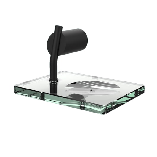 Saboneteira De Parede Lunna Preto Fosco Fani - Imagem principal - e2aabacc-fde1-4a17-a764-029f6155e6fd