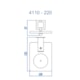 Saboneteira De Vidro Para Parede Bella 220 Preto Fosco Fani - 2a61abf5-e3fd-4b72-bb00-f29302b14e86