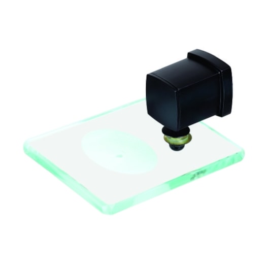 Saboneteira De Vidro Parede Block Preto Matte Meber - Imagem principal - 0a138746-8367-4c28-84ce-12e9c8153d82