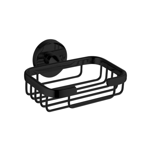 Saboneteira Kr661 Black Matte Kromma - Imagem principal - be8a191f-382a-40f7-9c0e-fd46724bf610