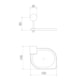 Saboneteira Metal de Parede  Atria Preto Matte Meber - a2774e0c-d632-4cf1-aa51-14725b13663d