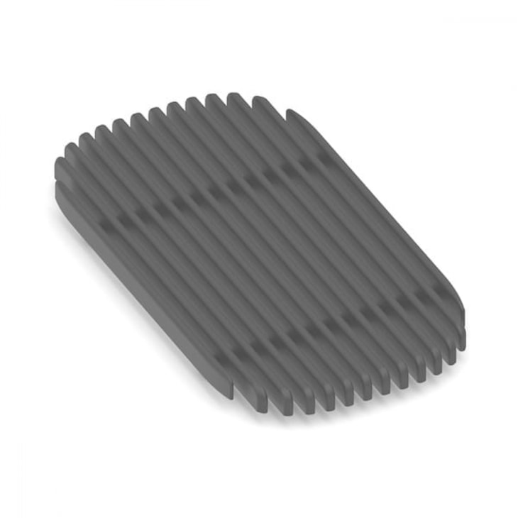 Saboneteira Para Cuba Infinity Matte Black Roca