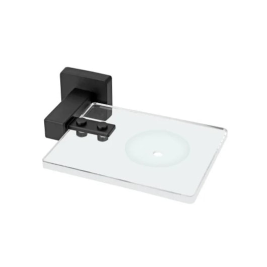 Saboneteira Parede 2060 C65 Black Meber - Imagem principal - 0d188a33-ecf1-4c7e-b219-00fe60492c65