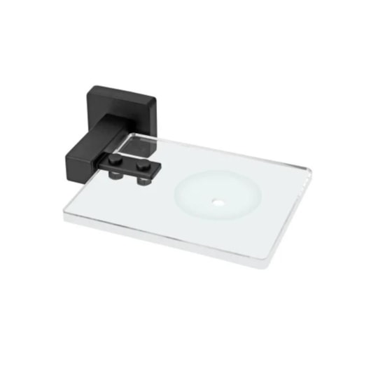 Saboneteira Parede 2060 C65 Preto Matte Meber - Imagem principal - 8b7b13e7-0023-4fd6-9148-b0a895908764