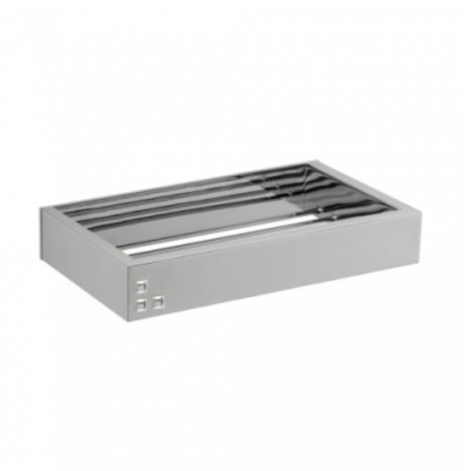 Saboneteira Quadratta Kr561 Cromado Kromma - Imagem principal - 425a6e62-3319-47cd-899e-d36459b59a70