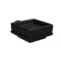 Saboneteira Slim Black Matte Deca