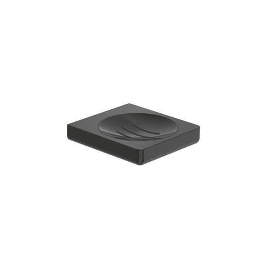 Saboneteira Tempo Titanium Black Roca - Imagem principal - 688d6ec6-4bb6-4fb2-81d3-48d27d0ce508