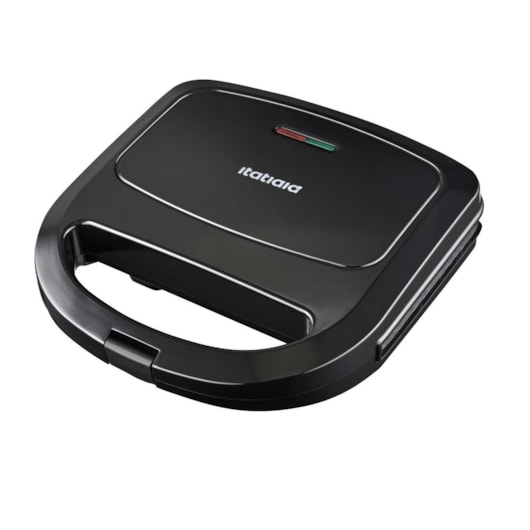 Sanduicheira E Grill Elétrica Essencial 750W Preto Itatiaia 127V - Imagem principal - cdf29099-34df-44bd-b0eb-ea0d29137195