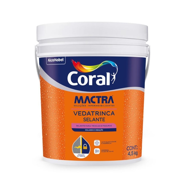 Selador Mactra M1 Vedbem Trinca Coral 4,5kg